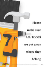 Load image into Gallery viewer, HT021- Handtools Workplace Safety Poster
